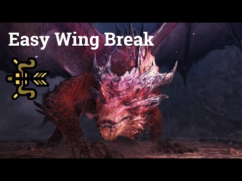 [MHWI PC] How to SOLO break Safi'Jiiva's Wings with Bow