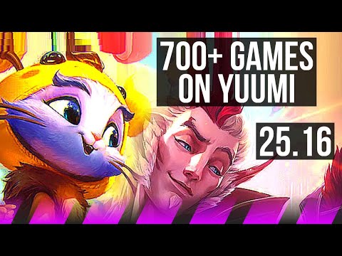YUUMI & Lucian vs RAKAN & Aphelios (SUP) | 3/1/17, 700+ games | KR Master | 25.16