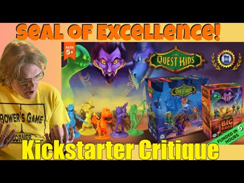 The Quest Kids: Big Bads of Tolk's Cave (Reprint+Expansion) - Kickstarter Critique Review
