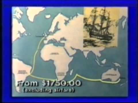 Australian First Fleet Re-Enactment TV Commercial 1987