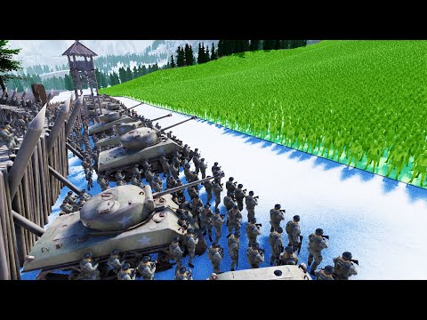 Can US Army Fortress Survive 7 MILLION ZOMBIES!? - Ultimate Epic Battle Simulator 2 UEBS 2