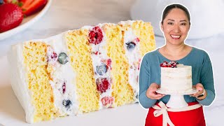 berry chantilly cake - a perfect summer layer cake