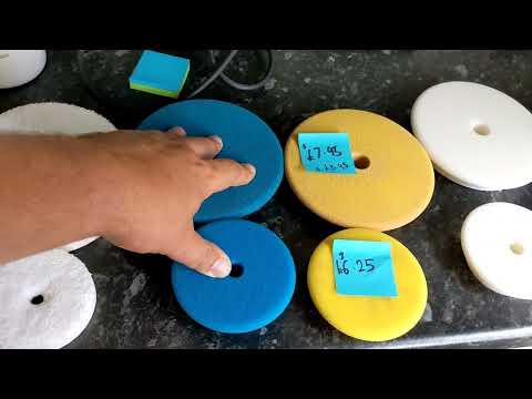 FOAM V WOOL V MICROFIBER | Rupes Machine Polishing Buffing Pads