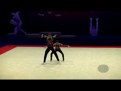 Great Britain (GBR) - 2021 Acrobatic Worlds, Geneva (SUI) Dynamic  Men's Pair