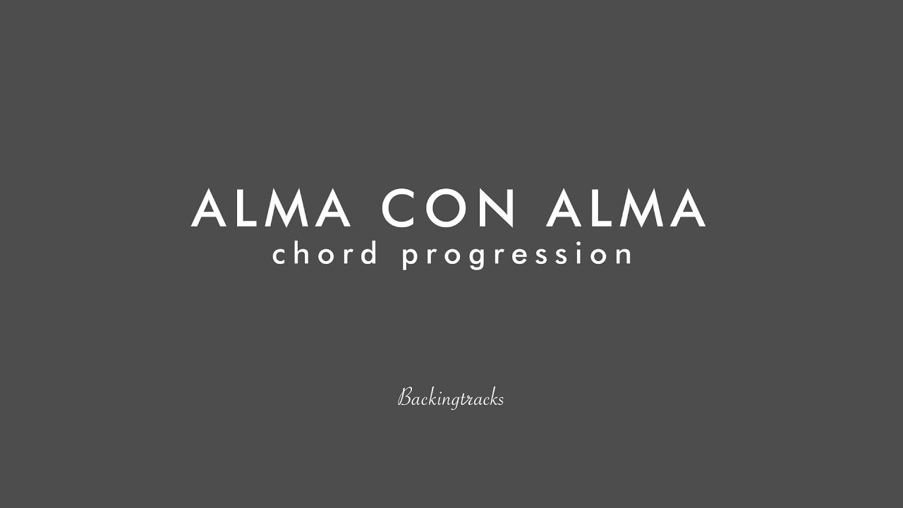 ALMA CON ALMA(inD) chord progression - Jazz Backing Track Play Along The Real Latin Book