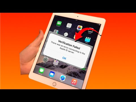 How to Fix Verification Failed Apple ID Server on iPad | iPad Mini iPad Pro iPad Air 2021 ios 14