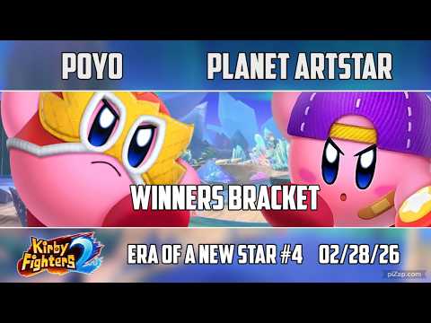 Poyo (Wrestler) vs Planet Artstar (Yo-Yo/Artist) Era of a New Star #4 - Kirby Fighters 2 Tournament