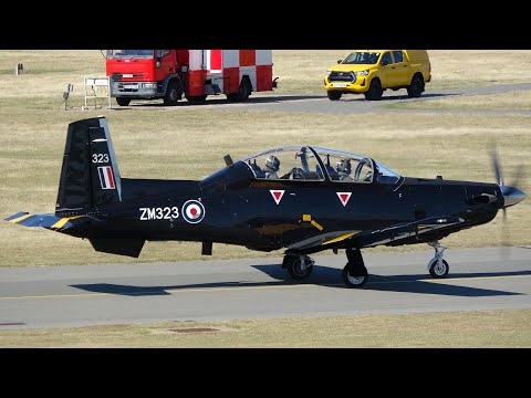 ROYAL AIR FORCE OPERATIONS AT RAF VALLEY (VLY/EGOV) - TEXANS,HAWKS & MORE! AUGUST 2022 ✈️