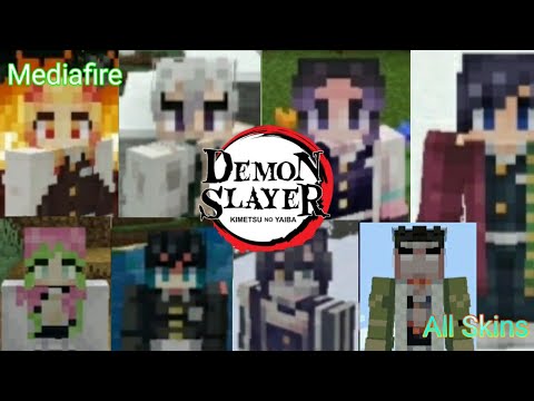 Minecraft PE:Demon Slayer all skins free [Download Now]