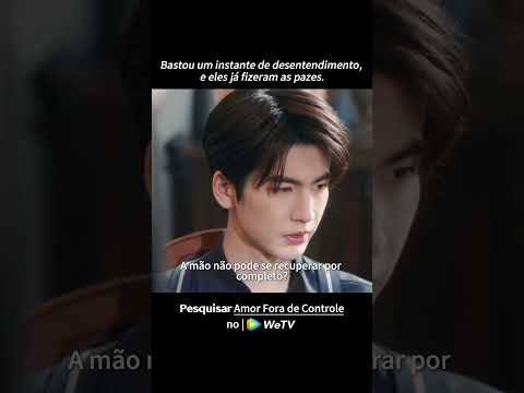 Bastou um instante de desentendimento, e eles já fizeram as pazes. ✨#AmorForadeControle