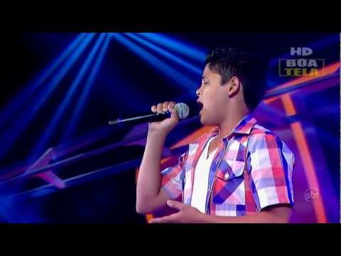 ISAC SANTOS - Tu és fiel  HD  24/11/12  Jovens Talentos Kids - Raul Gil
