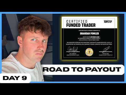 DAY 9: ROAD TO PAYOUT | I THINK ITS TIME TO ADAPT & GET SHREDDED ASF | Breakout Strategy | Futures