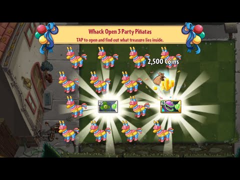 Pinata party pvz2 12 June 2020 | piñata party plant vs zombies 2 12/6/2020