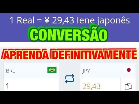 Vídeo: Converter real em iene: perguntas e respostas
