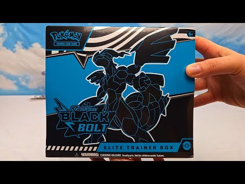 Opening Pokemon Black Bolt ETB - Zekrom Elite Trainer Box | Pokemon Cards and Chill
