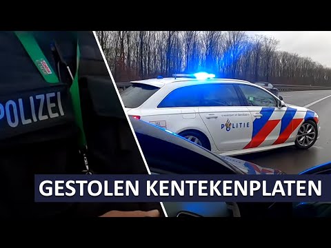 Politie | Gestolen kentekenplaten | Verdachten vluchten naar Duitsland | Dienst Infra | Polizei