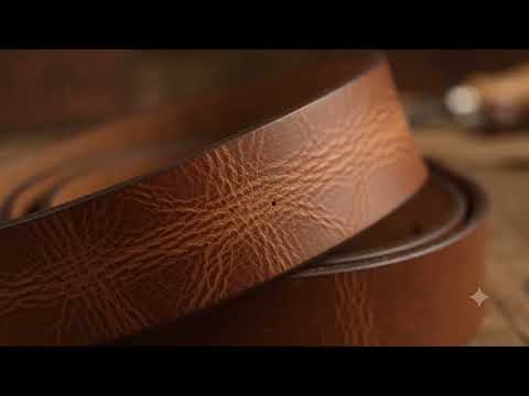 Full Grain Leather Belt video 5