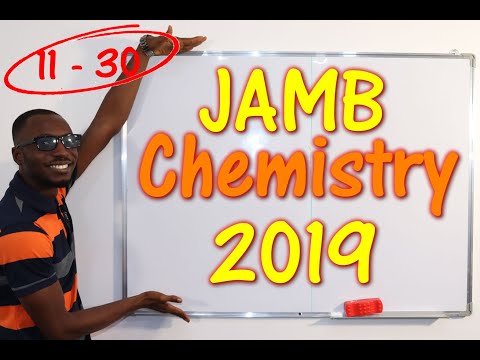 JAMB CBT Chemistry 2019 Past Questions 11 - 30