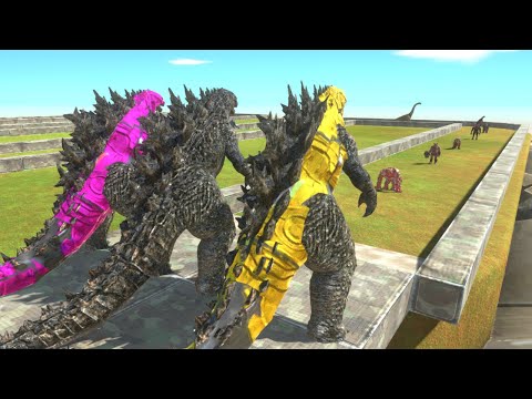 3x Godzilla - Animal Revolt Battle Simulator