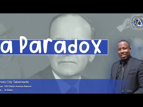 A Paradox - Rev. T. Mahere