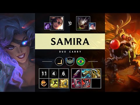 Samira ADC vs Kog'Maw - BR Challenger Patch 25.15