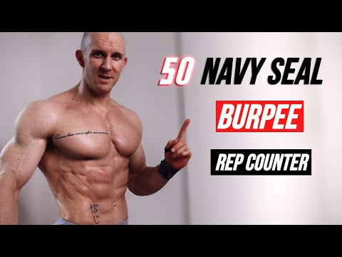 Navy Seal Burpees Follow Along 🔥 Best Bodyweight Chest Workout
