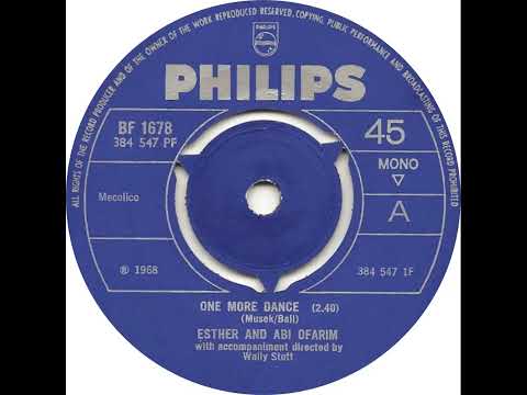 UK New Entry 1968 (135) Esther & Abi Ofarim - One More Dance