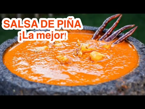 SALSA DE PIÑA La mejor! Para todos tipo de tacos y más. 