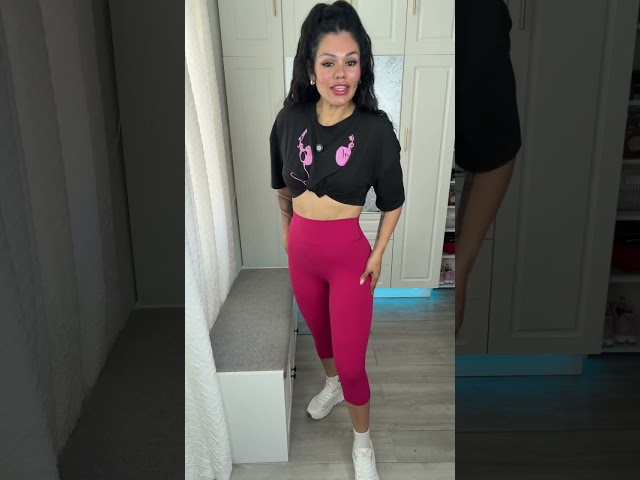 Vídeo relacionado con Leggings de moda para mujer con estampado de Halloween para yoga, deporte, ocio, pantalones cómodos con cintura elástica para diferentes actividades, rojo, S