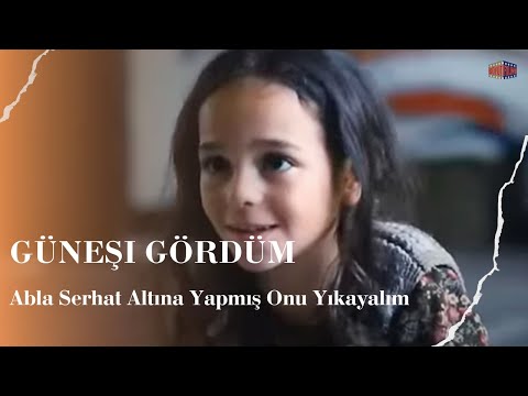 Sister Serhat has done it to her bottom, let's wash it, I saw the sun