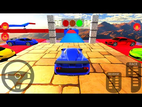 crazy car driving simulator-impossible sky tracks|car games