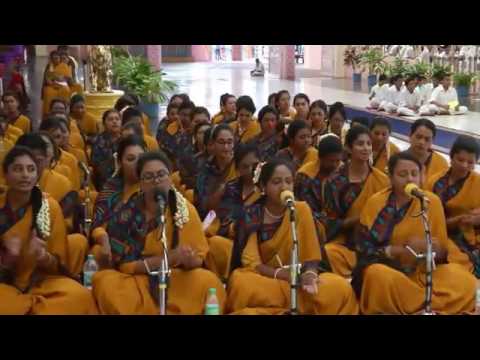 Sai Devotees From Mauritius Performing Live in Prashanti