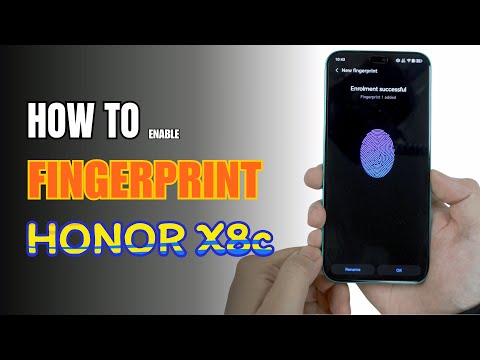 How to enable Fingerprints on HONOR X8c