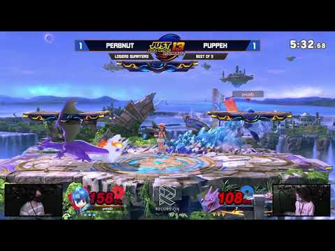 JRWI13- Puppeh (Pokemon Trainer) Vs. Peabnut (Megaman) - Losers Quarters