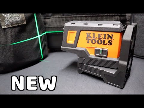 NEW Klein Tools Mini Cross Line Laser Level with Plumb | 93MCLPG