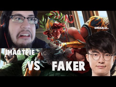 IMAQTPIE VS FAKER 1V1 GETS COMPLETELY OUT OF CONTROL- LEAGUE OF LEGENDS
