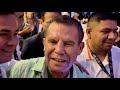 JULIO CESAR CHAVEZ SR. IS MOBBED BY FANS IN MEXICO! FANS GO CRAZY AT THE END OF THE WBC CONVENTION