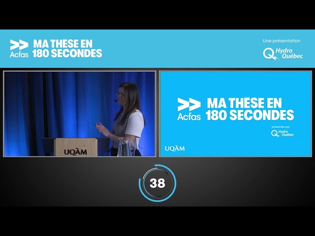 Ma thèse en 180 secondes – Finale UQAM 2026