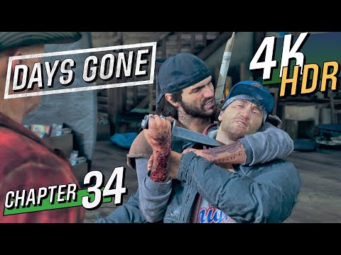 [4K HDR] DAYS GONE - PS4 Pro (Hard / 100% / Exploration) Walkthrough part 34 - They Will Never Stop