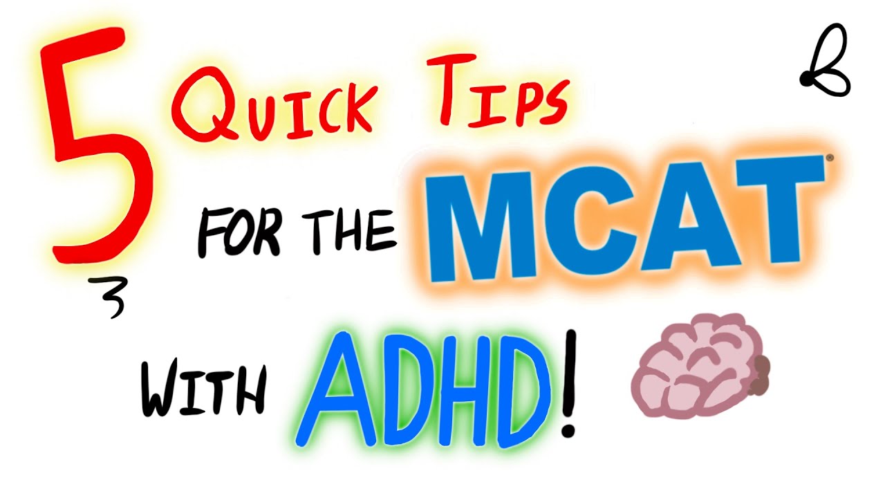5 Quick MCAT Tips for ADHD and Motivation Struggles!