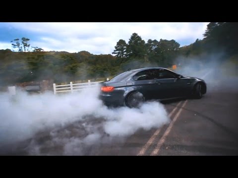 BMW M3 E92 w/ Armytrix Exhaust - Massive Burnout, Drift and Insane Noise!