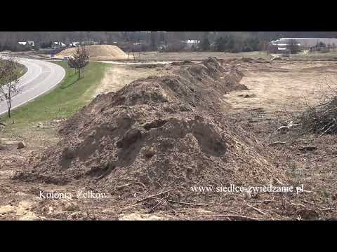 Siedlce. Autostrada A2 w budowie.  18.04.2022r.