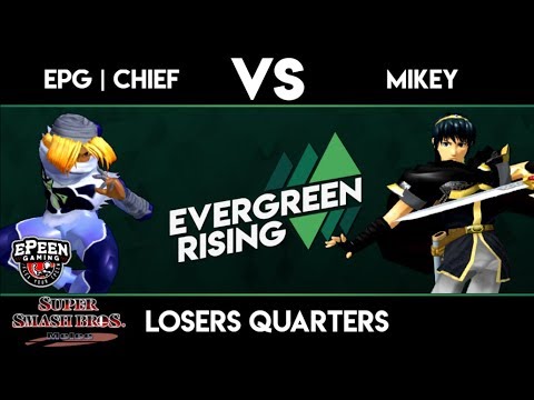 Evergreen Rising #7 - [ePG] Chief vs Mikey - Melee Losers Quarterfinals