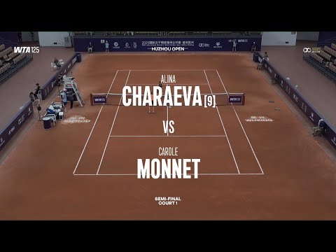 Alina Charaeva vs Carole Monnet (FRA) - Game, Set and Match Point