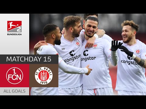 Burgstaller haunts former club | 1. FC Nürnberg - FC St. Pauli 2-3 | All Goals | BL 2 - 2021/22