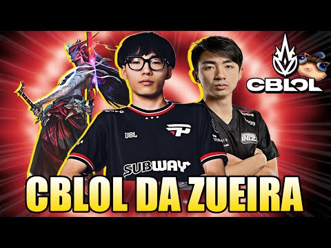 POSIÇÃO do BVOY e NINJA RULANDO TITAN - CBLOL DA ZUEIRA