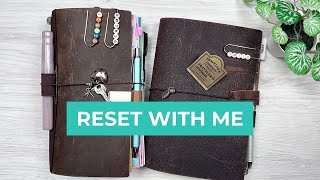 April Planner Setup – Come Hang Out While I Set It Up (Full Desk View)