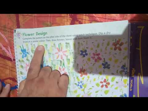 Flower design art book