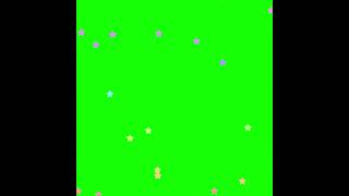 falling stars green screen 🎀🍼 feel free to steal without credit 😝