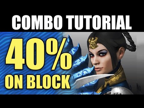 "40% BLOCK DAMAGE!?!" - Kitana Combo Tutorial - Every Variation! [HD 60fps]